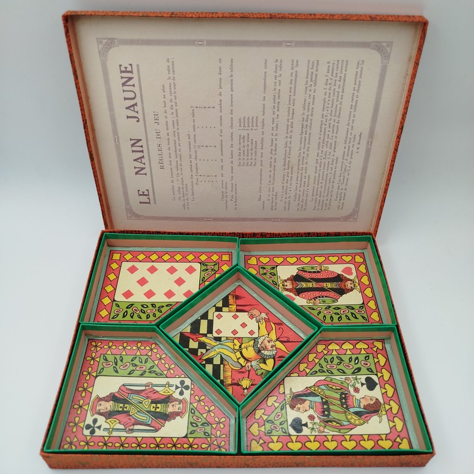 Поле для игры "Nain Jaune", с фишками, картон, печать