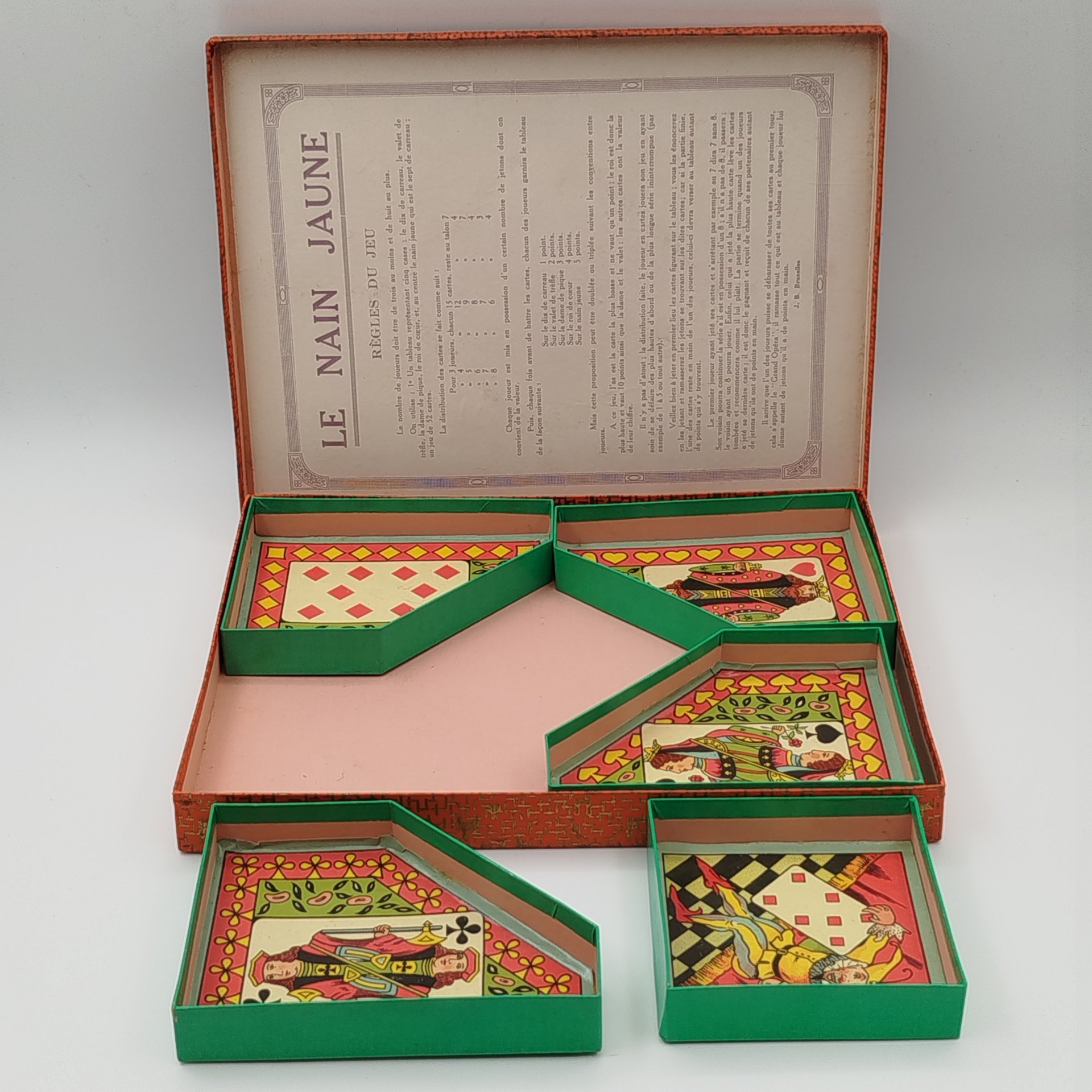 Поле для игры "Nain Jaune", с фишками, картон, печать