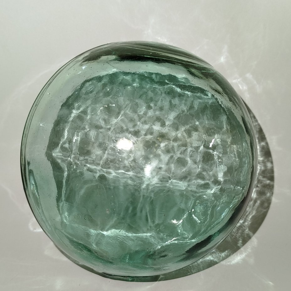 Кухтыль (шар-поплавок для рыболовных сетей), стекло, Россия, 1900-1950 гг.
