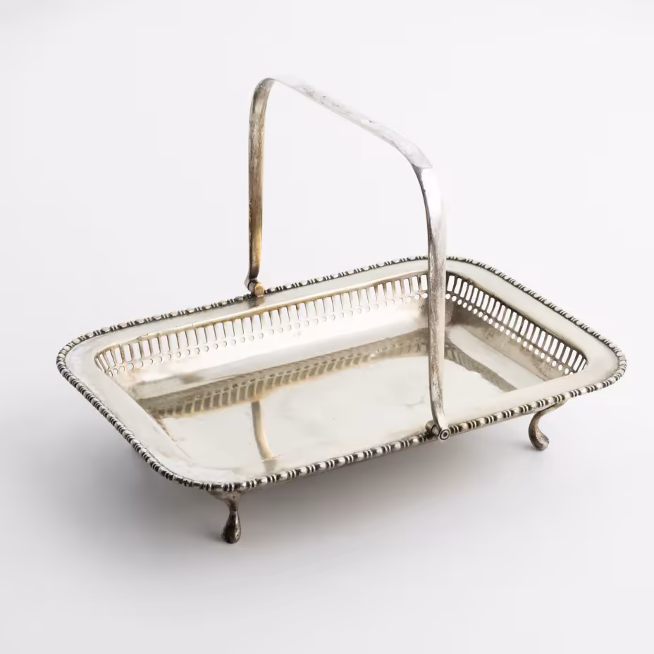 Ваза  конфетница на ножках, Raeno Silver Plate Co. Ltd