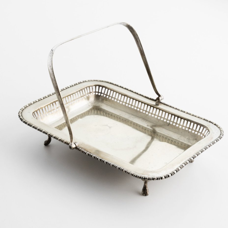 Ваза  конфетница на ножках, Raeno Silver Plate Co. Ltd