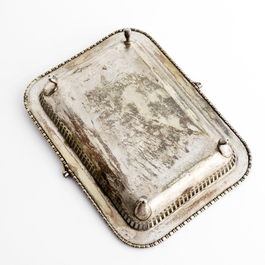 Ваза  конфетница на ножках, Raeno Silver Plate Co. Ltd