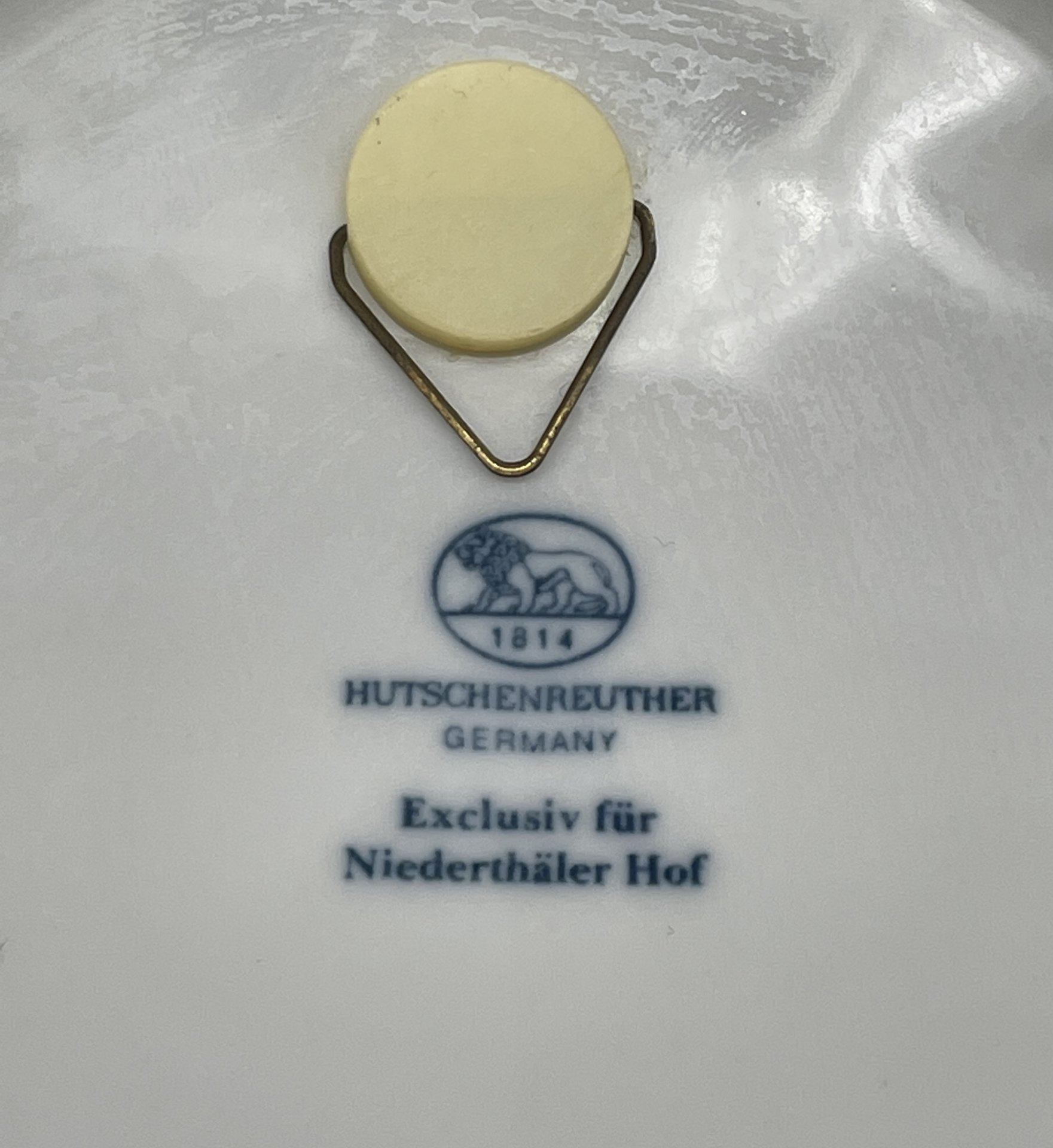 Тарелка настенная c зимним мотивом, Hutschenreuther (Хутченройтер)