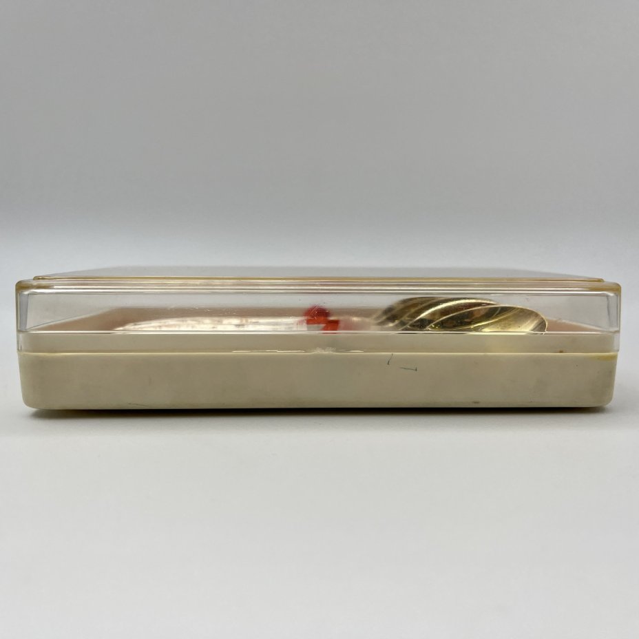 Набор чайных ложек "Пламя" на 6 персон, в футляре