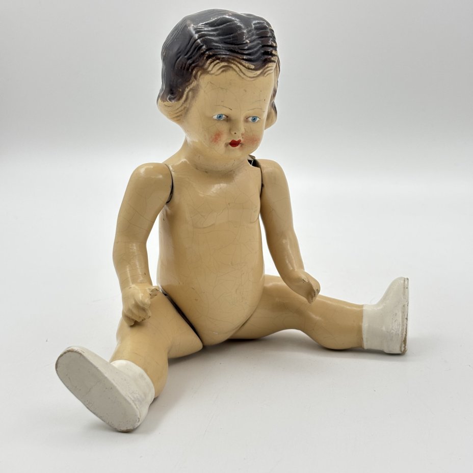 Кукла "Пупс", Ziegelwerke Steinzeug Görzke, керамика, роспись, Германия, 1920-1940 гг.