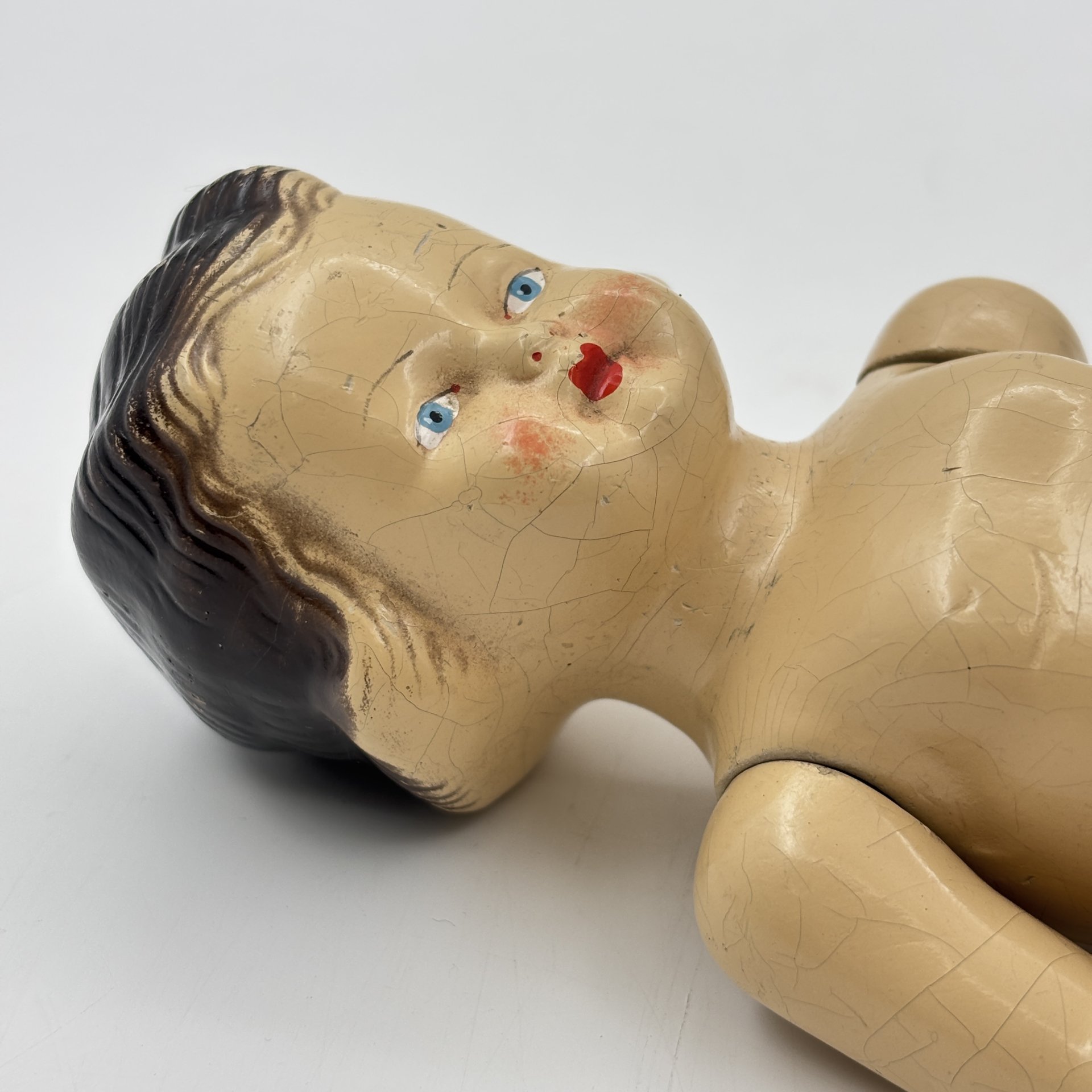Кукла "Пупс", Ziegelwerke Steinzeug Görzke, керамика, роспись, Германия, 1920-1940 гг.
