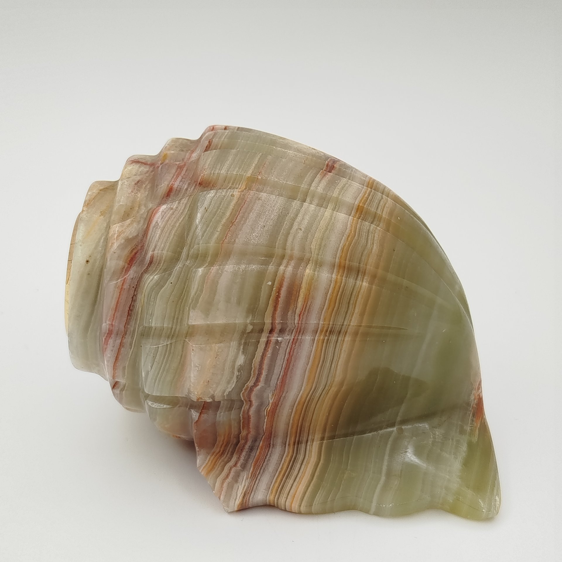 Часы настольные в виде раковины, оникс, металл, пластик, Азия, 2000-2015 гг.