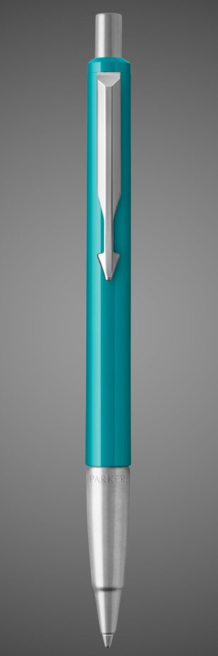 Шариковая ручка Parker Vector Standard K01, цвет: BLUE GREEN, стержень: M, цвет чернил: blue, в подарочной упаковке, Металлы: нержавеющая сталь, пластик, хром