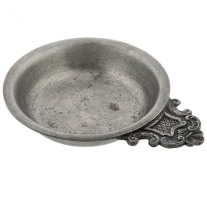 Чаша с фигурной ручкой, сплав металла, Китай, 1970-1990 гг.