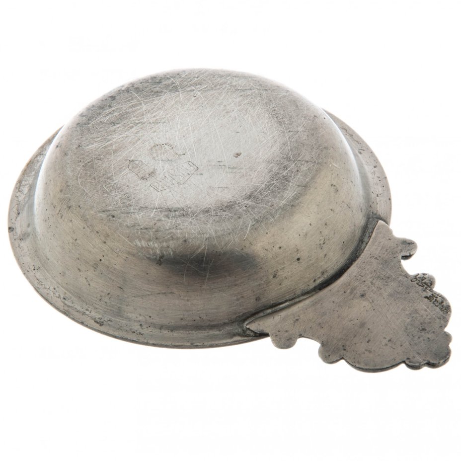 Чаша с фигурной ручкой, сплав металла, Китай, 1970-1990 гг., Китай