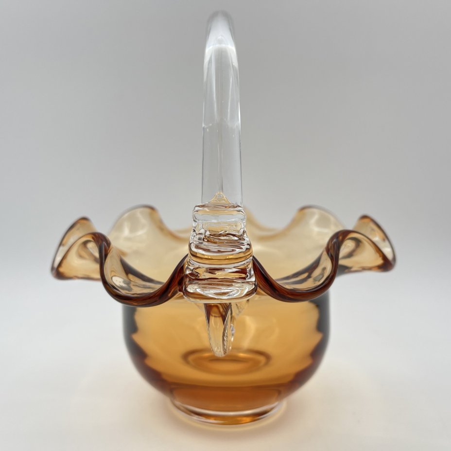 Ваза-конфетница в форме корзинки