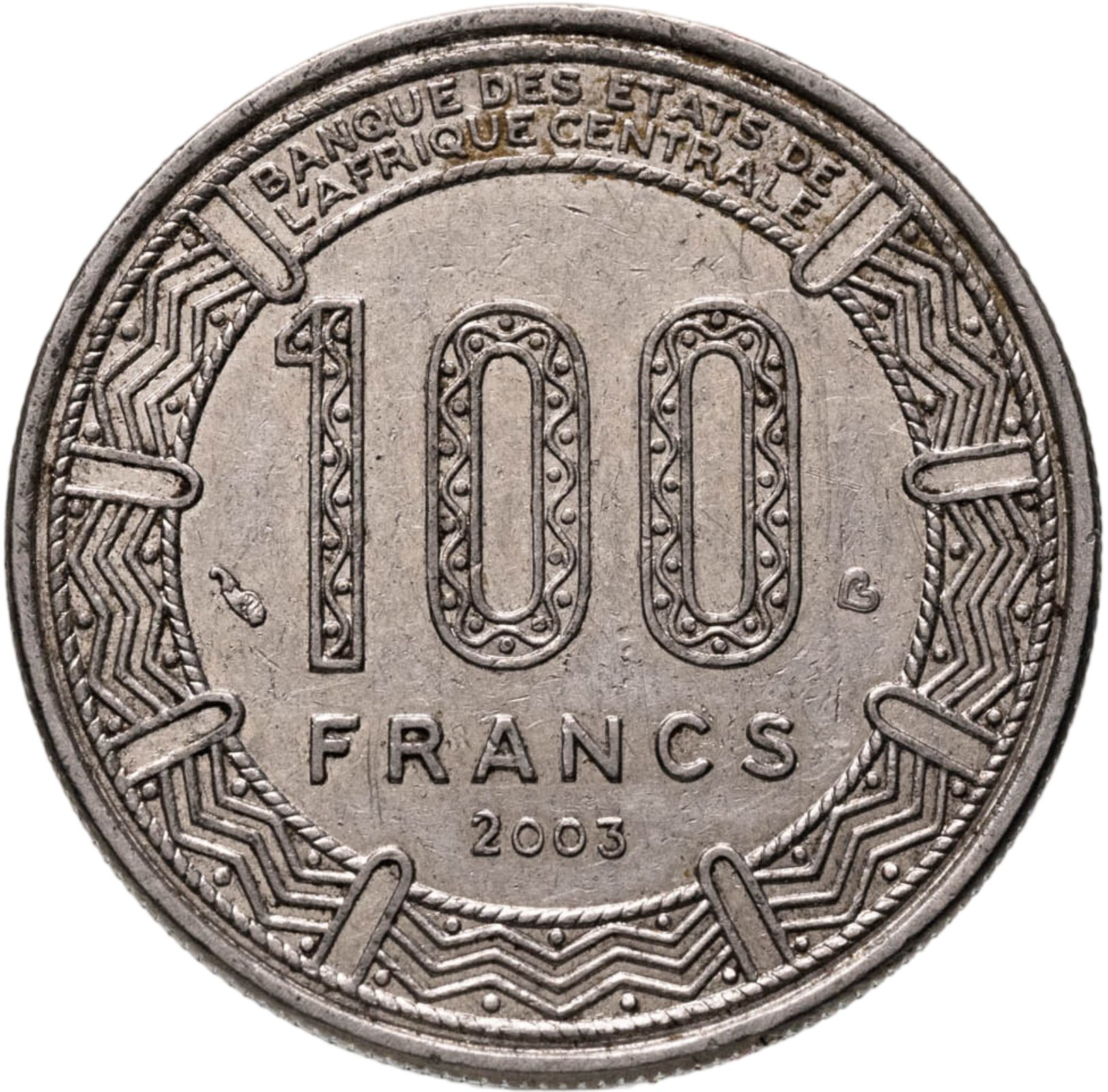 Центральная Африка (BEAC) 100 франков (francs) 2003