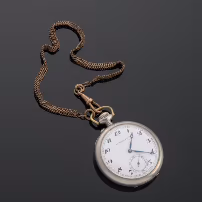 Часы карманные с шатленом, Henry Moser & Cie (Мозер)