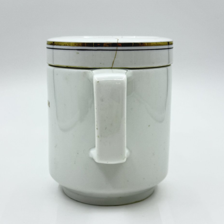 Кофейник "Ресторан", фарфор, золочение, Graf Von Henneberg Porzellan, 1777 Jlmenau, ГДР, 1973-1977 гг., Graf Von Henneberg Porzellan