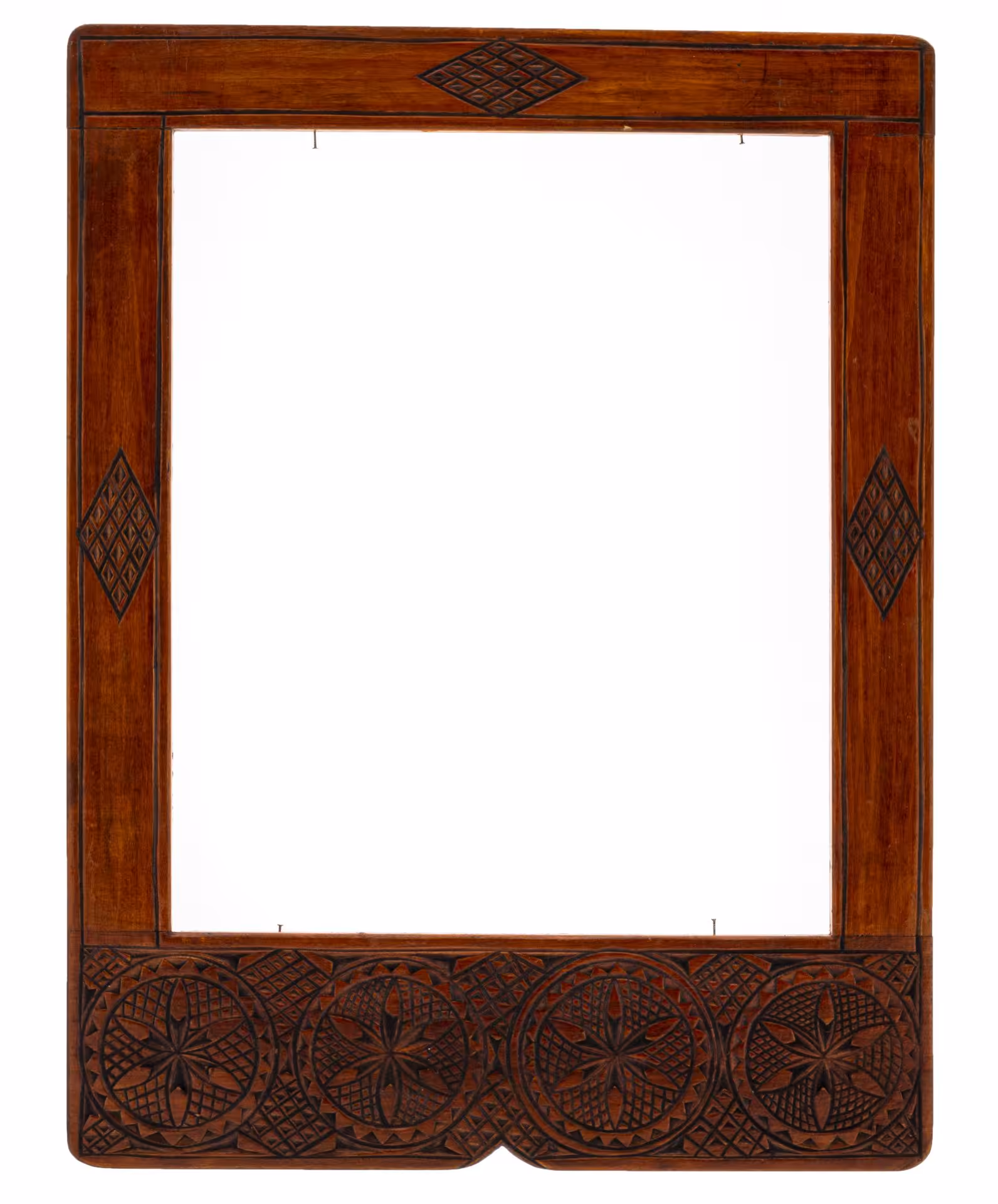 Рама в русском стиле, дерево, резьба, тонировка, Россия, 1900-1930 гг.