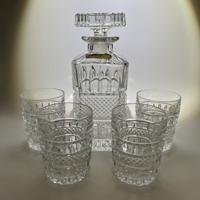 Набор для виски "Brittany" на 4 персоны, хрусталь, Bohemia Crystal (Bohemia Glass), Bohemia Crystal (Bohemia Glass)