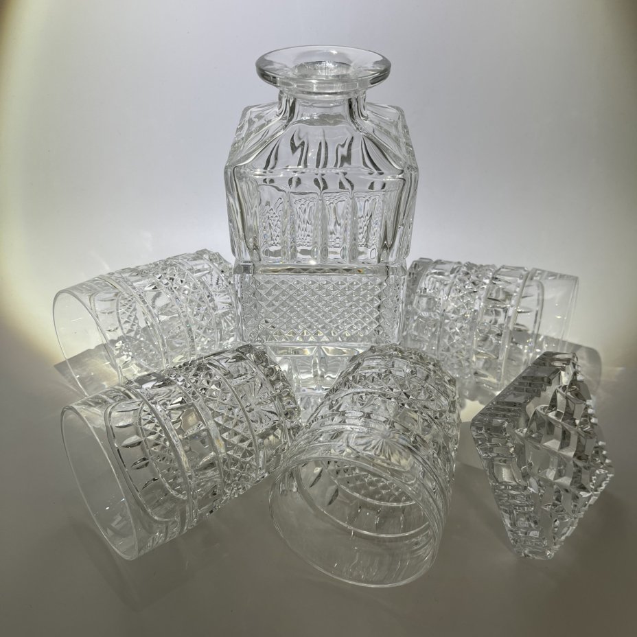 Набор для виски "Brittany" на 4 персоны, хрусталь, Bohemia Crystal (Bohemia Glass), Bohemia Crystal (Bohemia Glass)