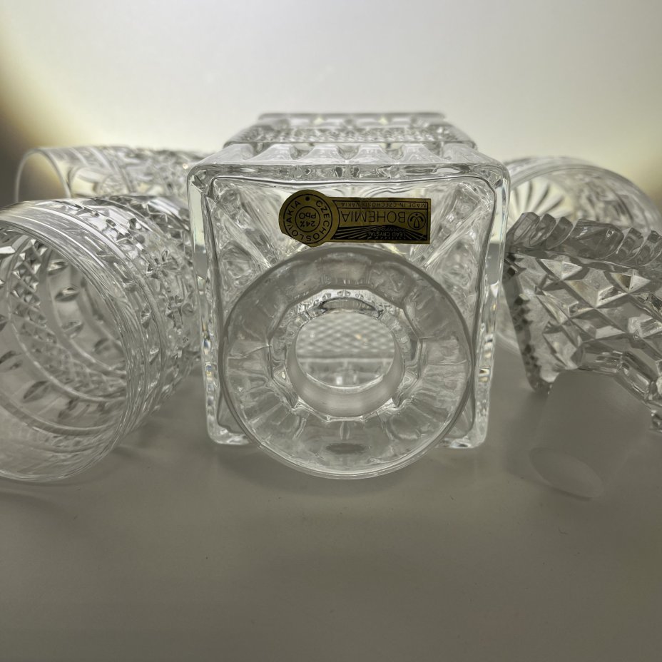 Набор для виски "Brittany" на 4 персоны, хрусталь, Bohemia Crystal (Bohemia Glass), Bohemia Crystal (Bohemia Glass)