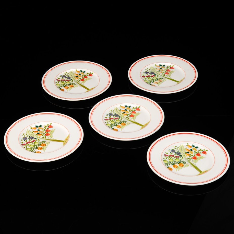 Набор десертных тарелок на 5 персон, коллекция Bon Appetit, Villeroy & Boch