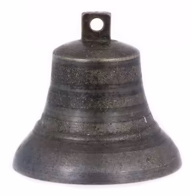 Колокольчик поддужный, бронза, литье, Российская Империя, 1870-1890 гг.