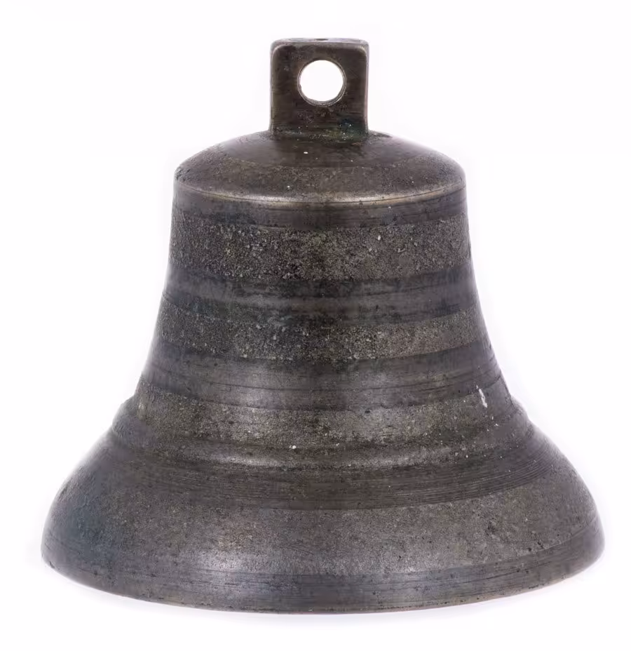 Колокольчик поддужный, бронза, литье, Российская Империя, 1870-1890 гг.
