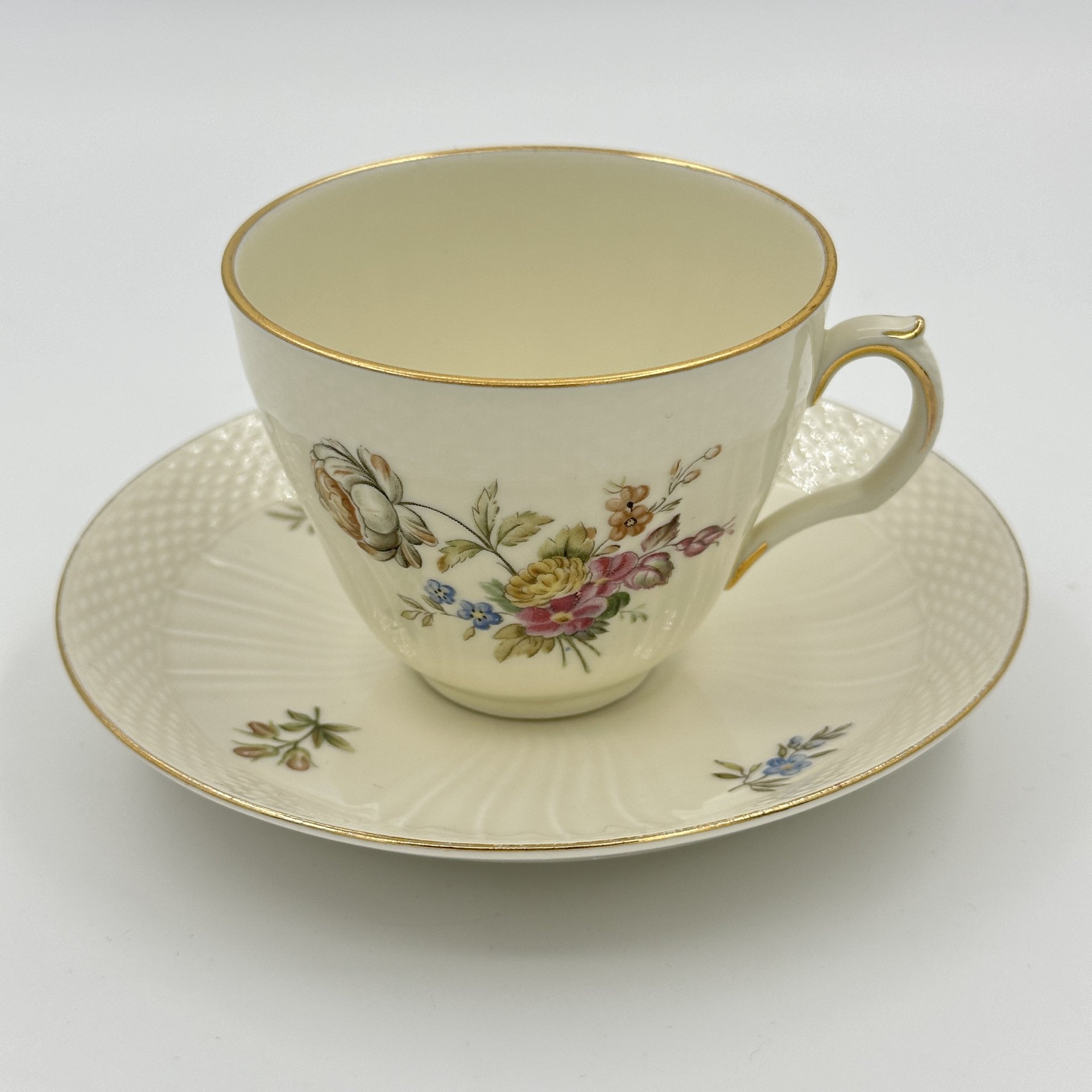 Пара чайная с цветочным декором, Royal Copenhagen
