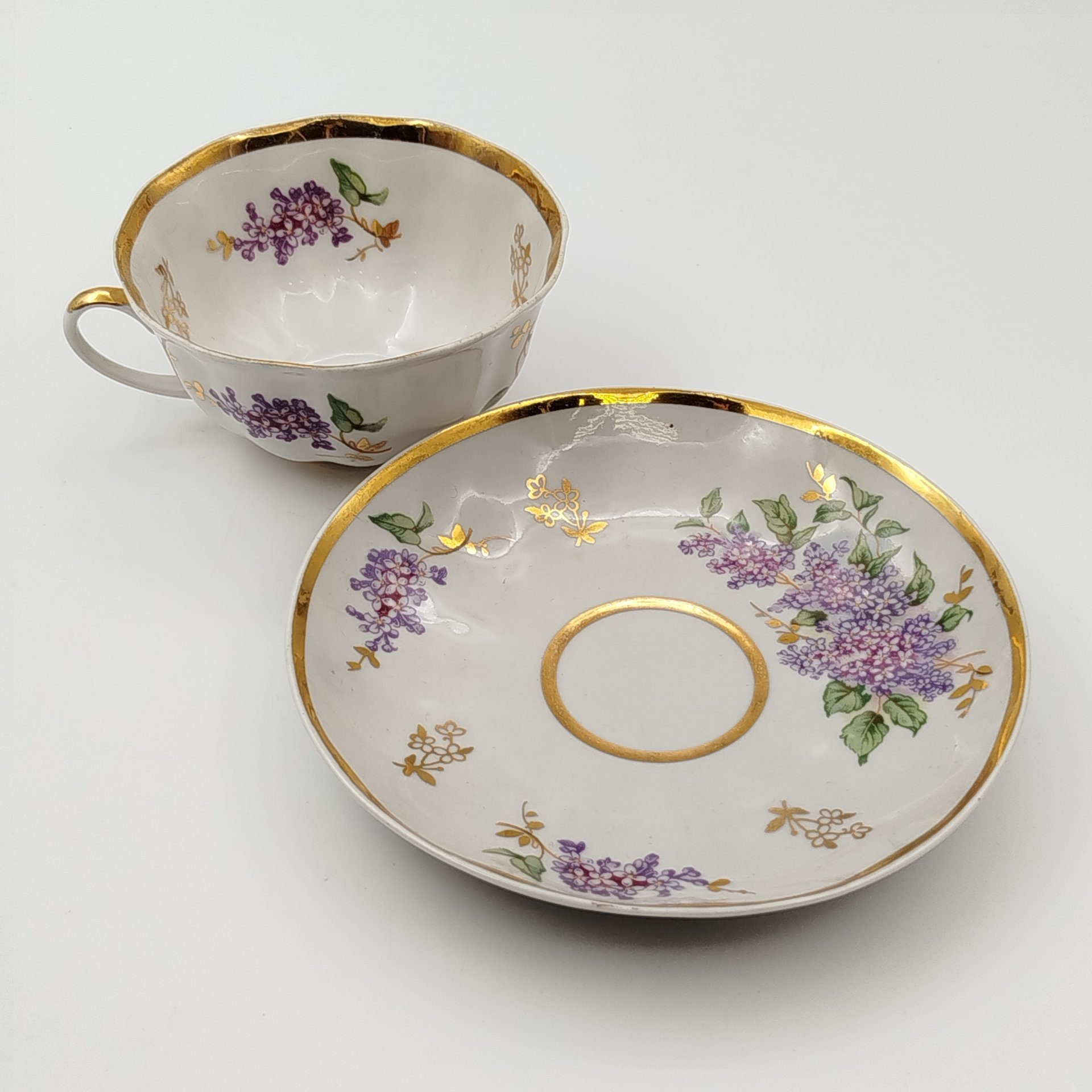 Пара чайная "Сирень"