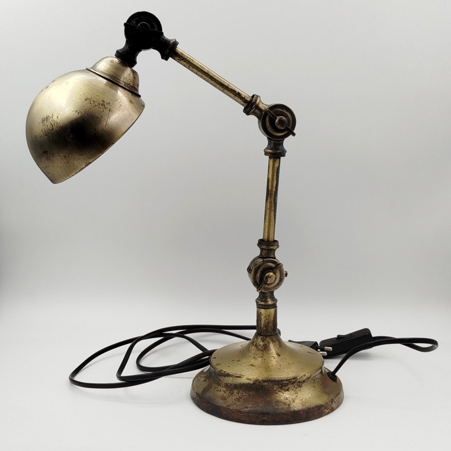 Лампа настольная, металл, Западная Европа, 1940-1970 гг.