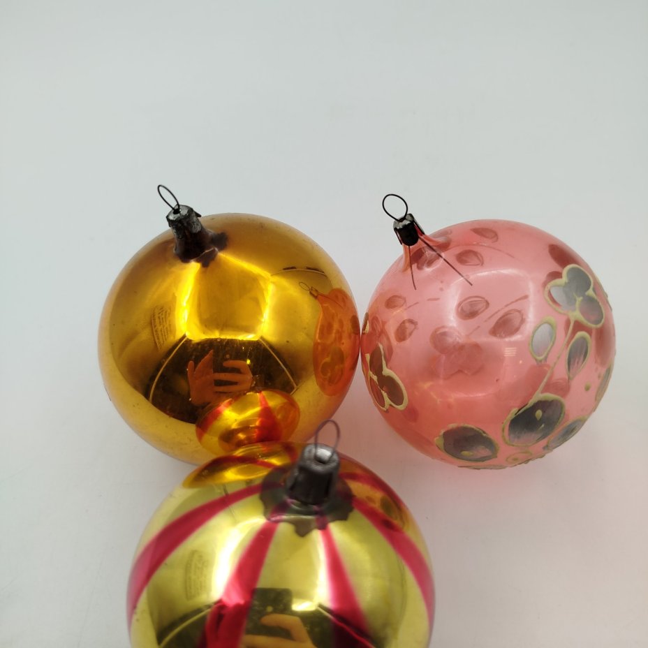 Набор из 3 елочных шаров