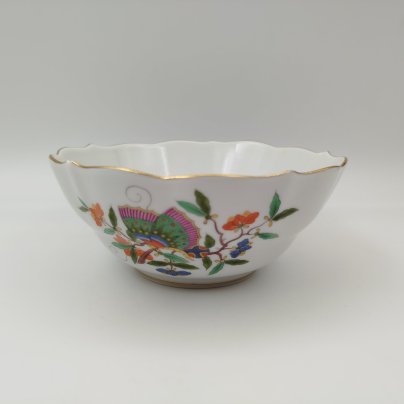 Пиала из серии "Butterfly", фарфор, роспись, золочение, Meissen (Мейсенский фарфор), Германия, 1950-1970 гг.