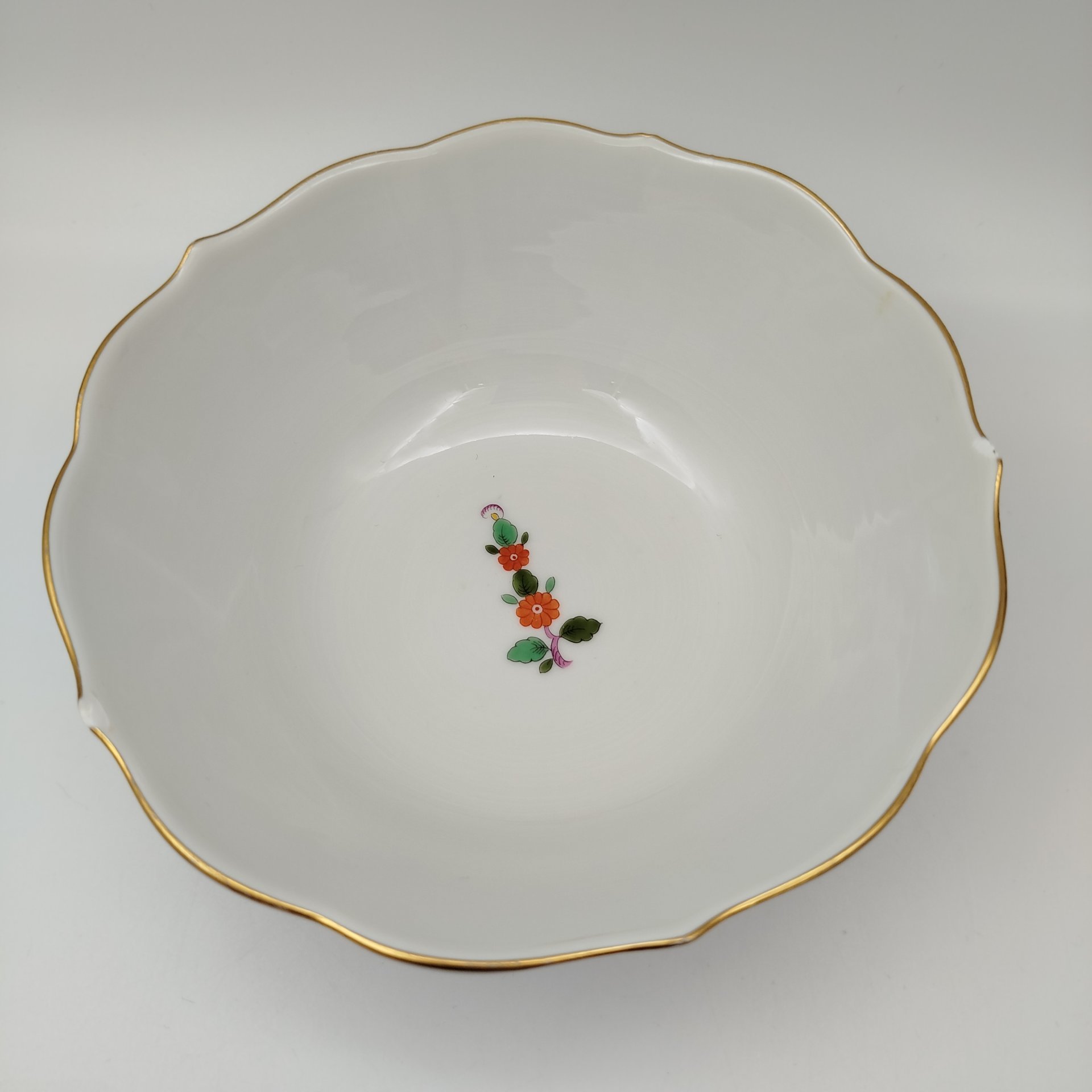 Пиала из серии "Butterfly", фарфор, роспись, золочение, Meissen (Мейсенский фарфор), Германия, 1950-1970 гг.