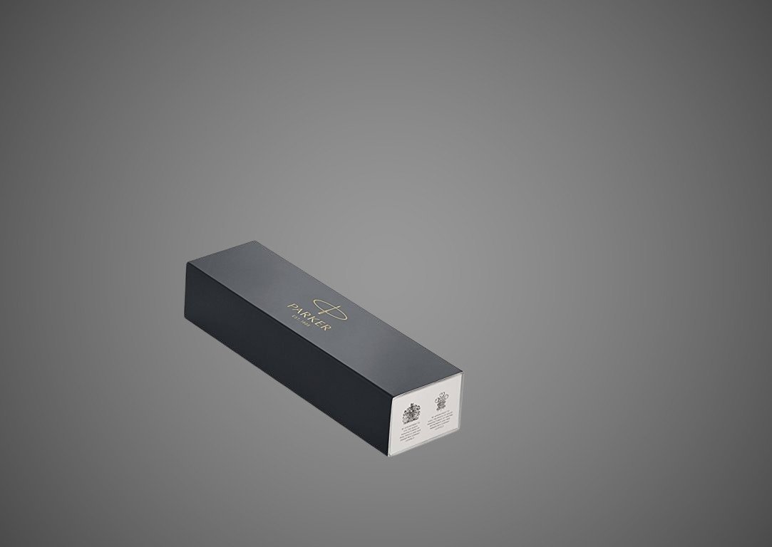 Шариковая ручка Parker IM Metal Black GT, стержень: M, цвет чернил: blue, в подарочной упаковке., Лаки и смолы: лак, латунь, позолота