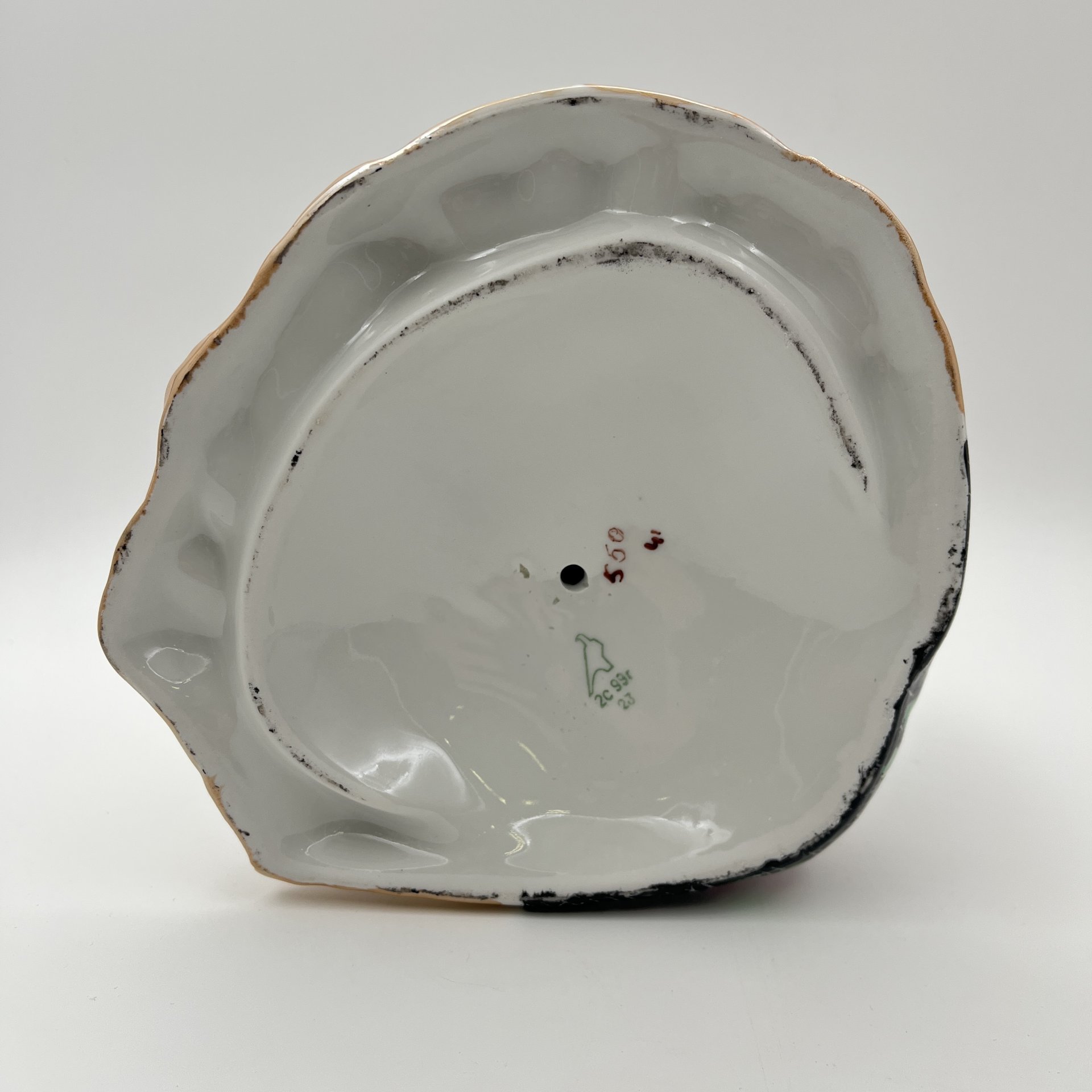 Статуэтка "Цыганка Земфира", скульптор А. Д. Бржезицкая, фарфор, роспись, люстр, золочение, Дулевский фарфоровый завод (Дулёво), СССР, 1999 г.