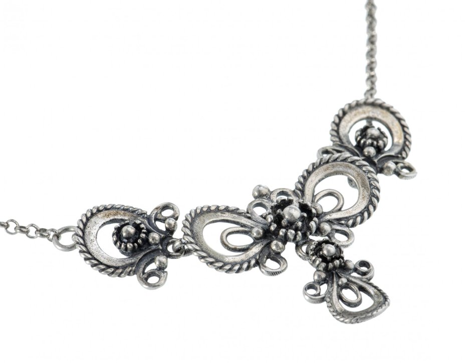 Колье винтажное, серебро 830 пр., Германия, 1900-1930 гг.