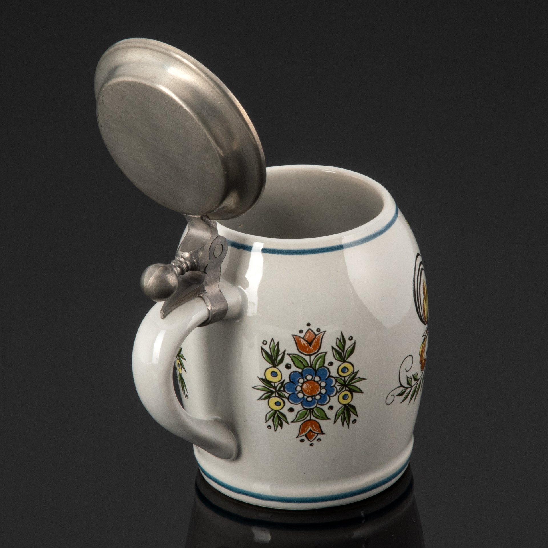 Пивная кружка с наивным рисунком Ulmer Keramik