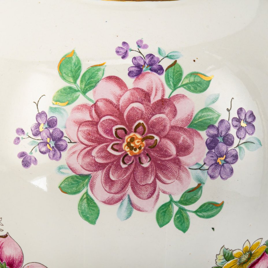 Чайник доливной с цветочным декором