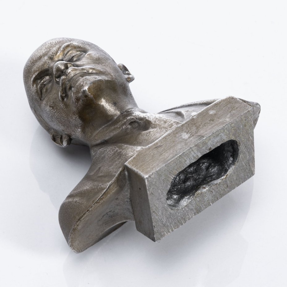 Бюст В.И. Ленина, сплав металлов, СССР, 1960-1990 гг.