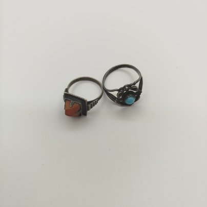 Набор из двух колец лаконичного дизайна