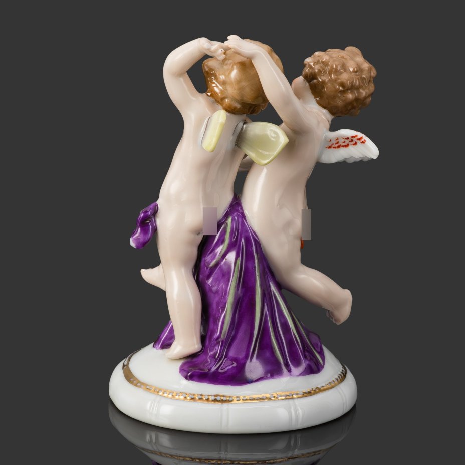 Статуэтка "Танцующие путти", Фарфоровая мануфактура Людвигсбург