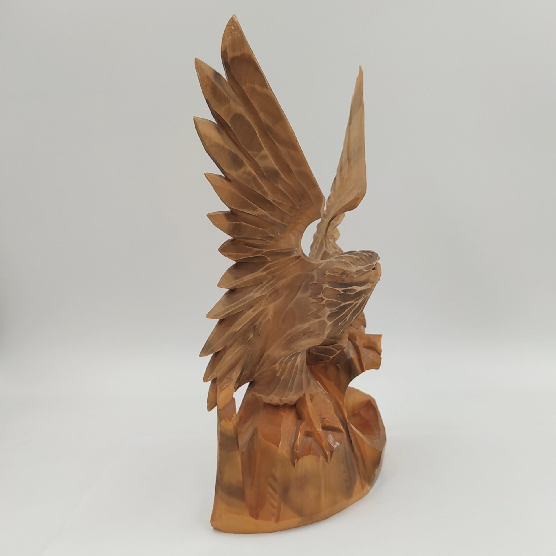 Статуэтка "Орёл", дерево, резьба, СССР, 1970-1990 гг.