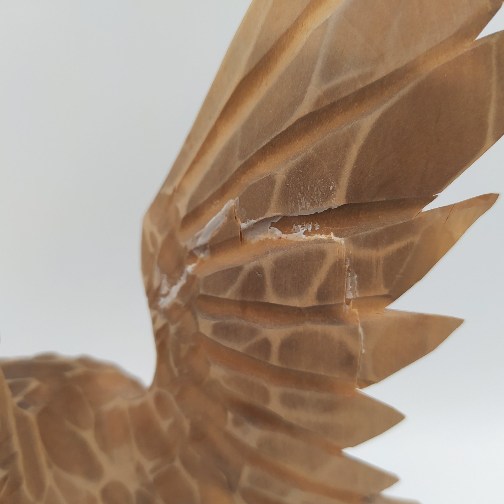 Статуэтка "Орёл", дерево, резьба, СССР, 1970-1990 гг.