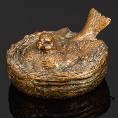 Шкатулка "Птица в гнезде"