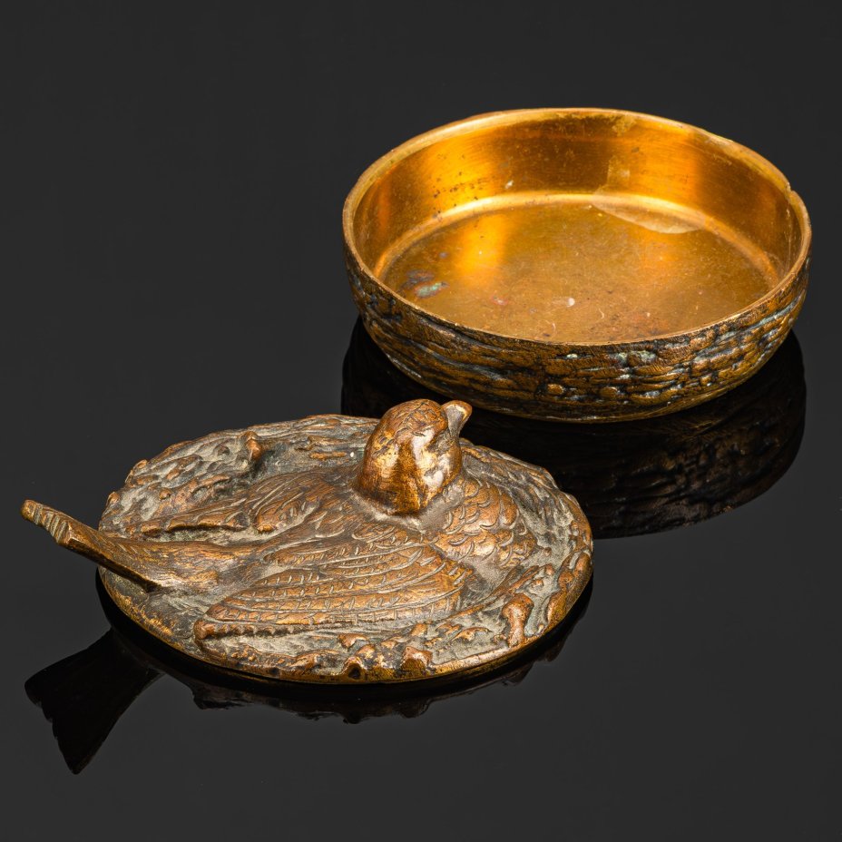 Шкатулка "Птица в гнезде"