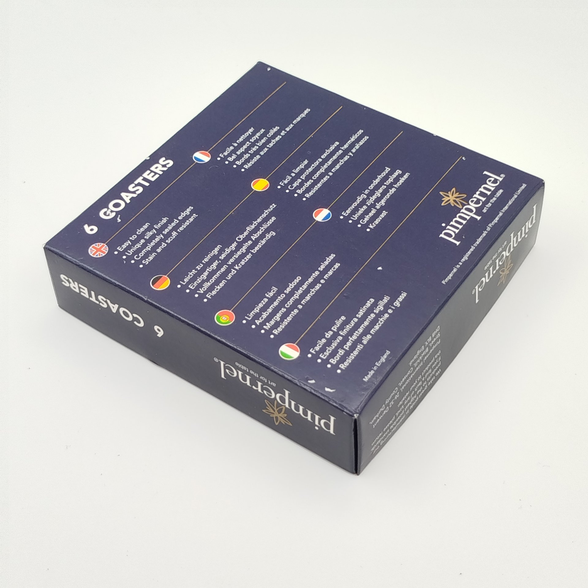 Набор подставок под стаканы с изображением сцен псовой охоты, на 6 персон, Pimpernel, дерево, пробка, Великобритания, 1990-2000 гг.