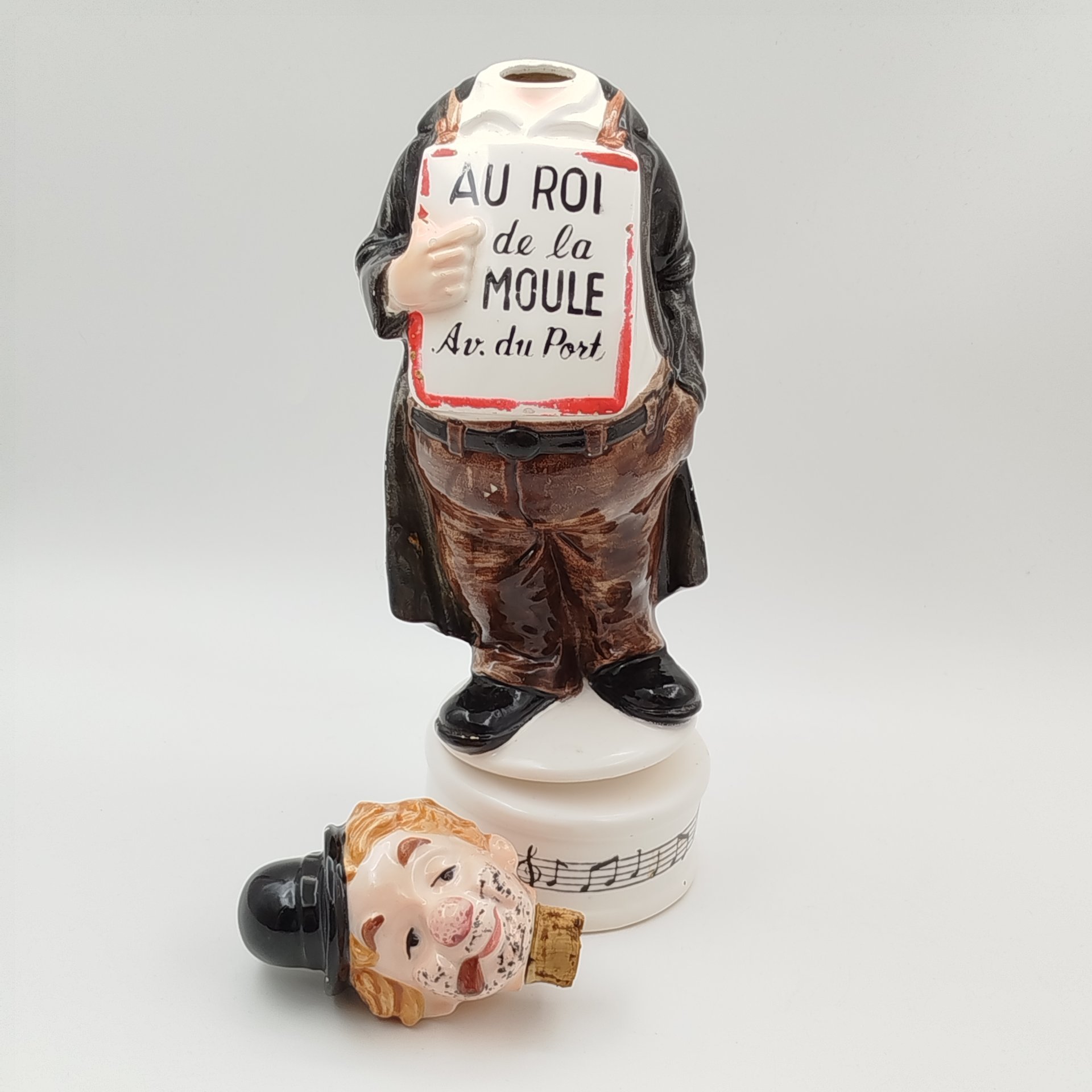 Штоф  "Рекламщик", фаянс, роспись, Азия, 2000-2010 гг.