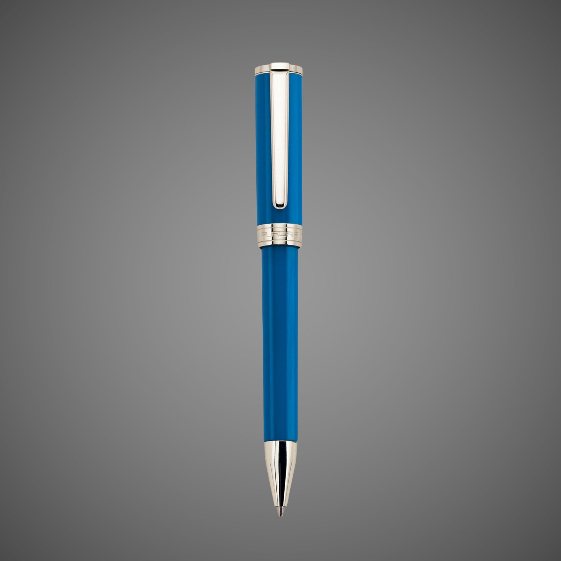 Шариковая ручка Aurora TU Resin Blue CT, в подарочной коробке, Лаки и смолы: смола, хром