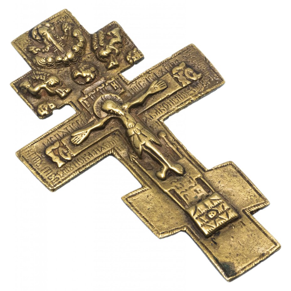 Крест киотный "Распятие Христово" 1850-1910 вв.