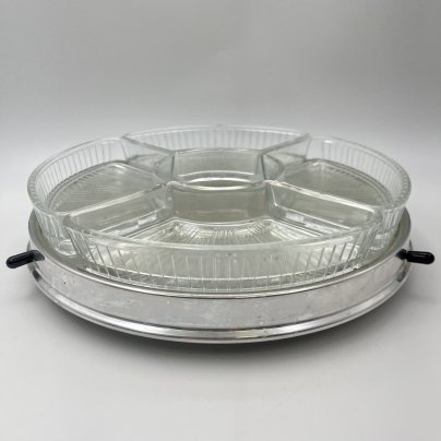 Менажница четырехсекционная на вращающемся основании