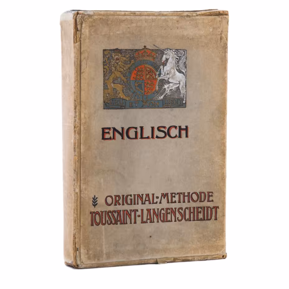 Учебник "English. Original-Methode Toussaint-Langenscheldt" (на немецком языке), Издательство «Langenscheidtsche Verlagsbuchhandlung»
