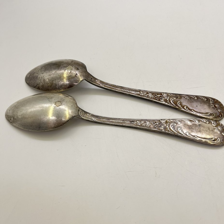 Набор из 2 ложек с флоральным декором